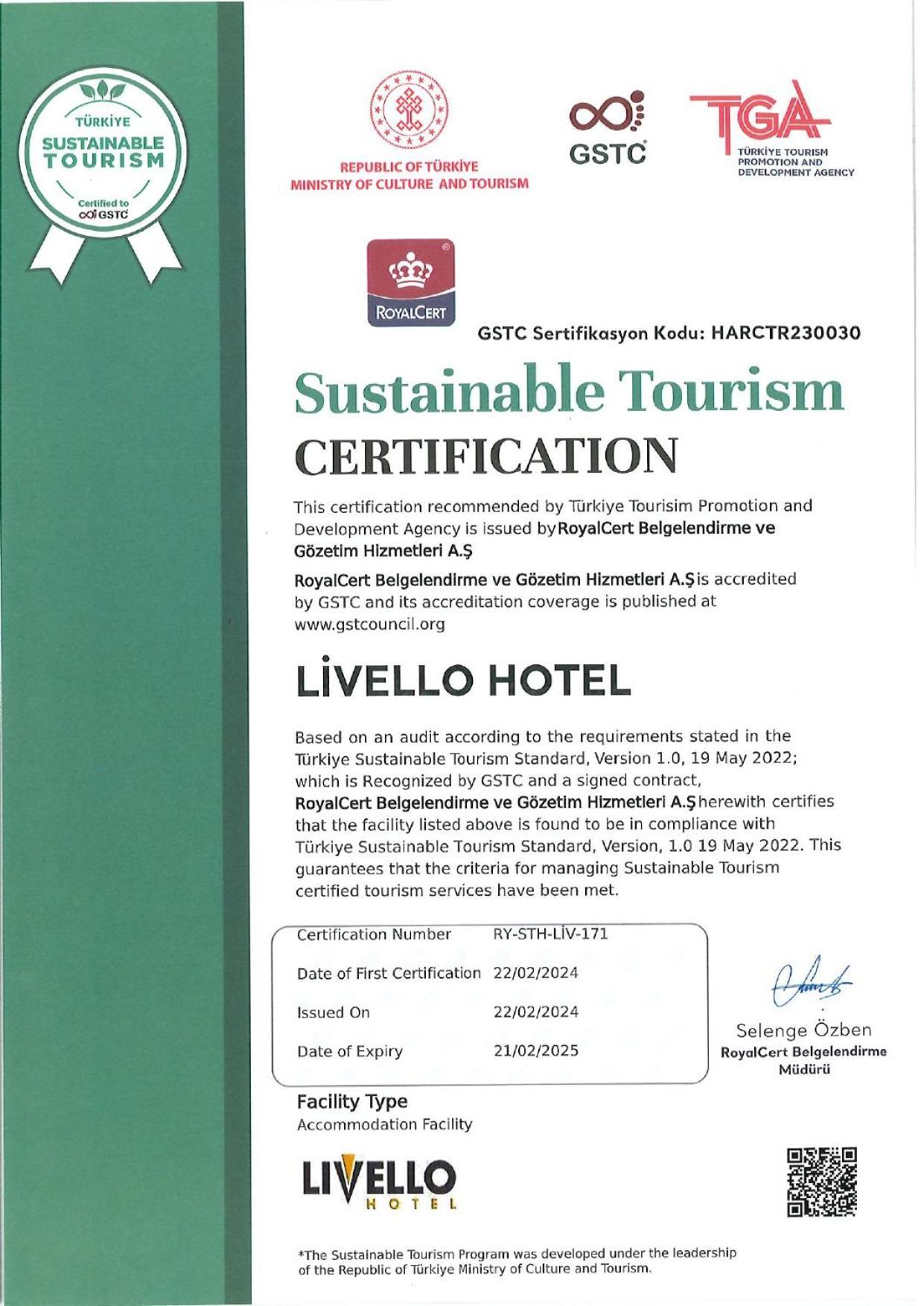 Livello Hotel Isztambul Kültér fotó